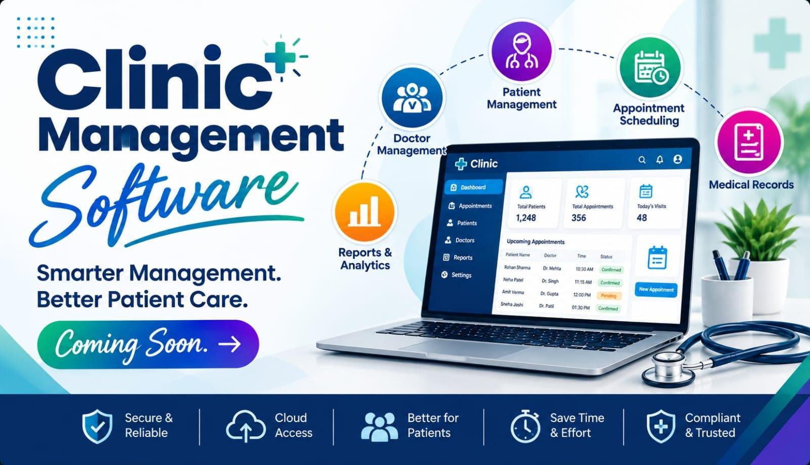 Coming Soon: Clinic Management Software