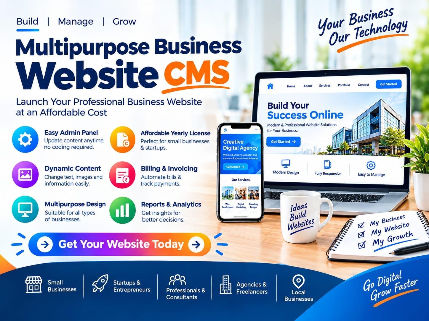 Multi-Purpose Website CMS