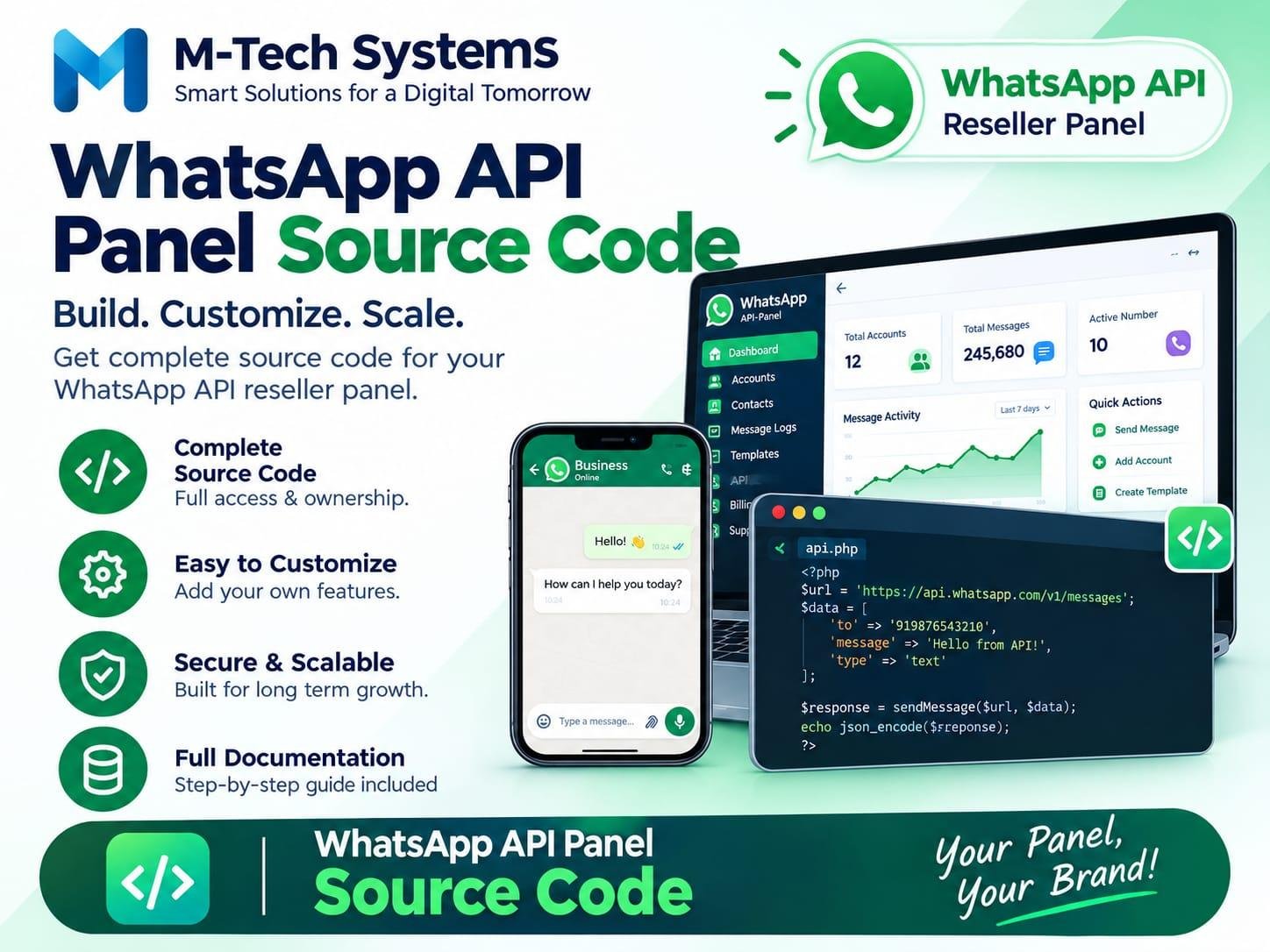 Advance WhatsApp API Panel