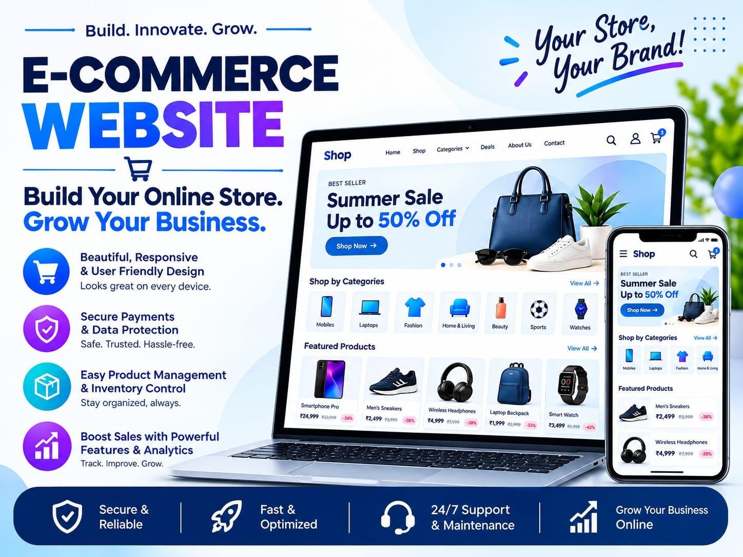Professional E-Commerce Website
