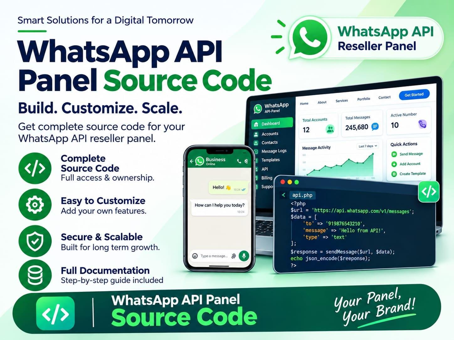 Advance WhatsApp API Panel