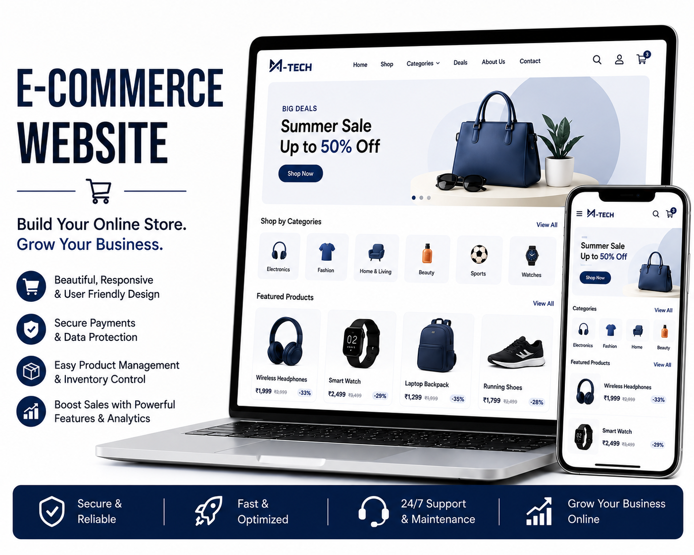 Professional E-Commerce Website