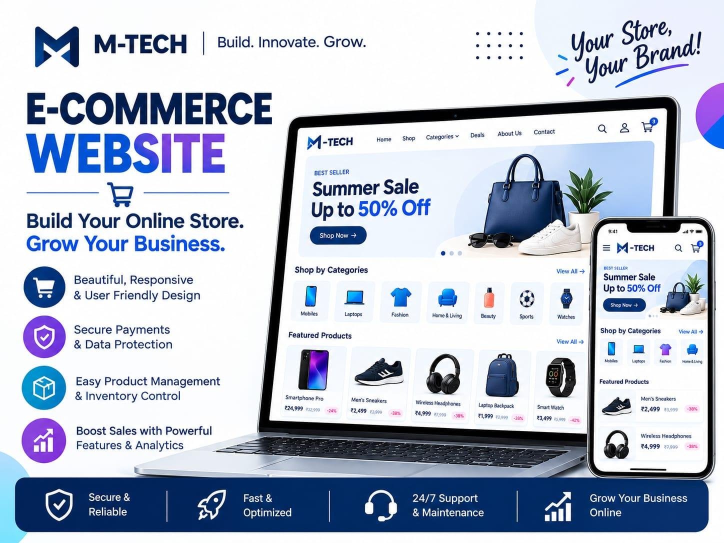 Professional E-Commerce Website