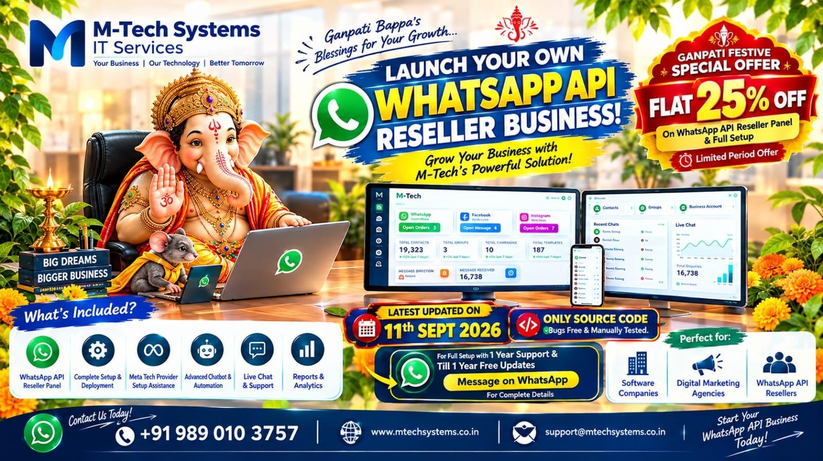 WhatsApp API Reseller Panel Setup Full package