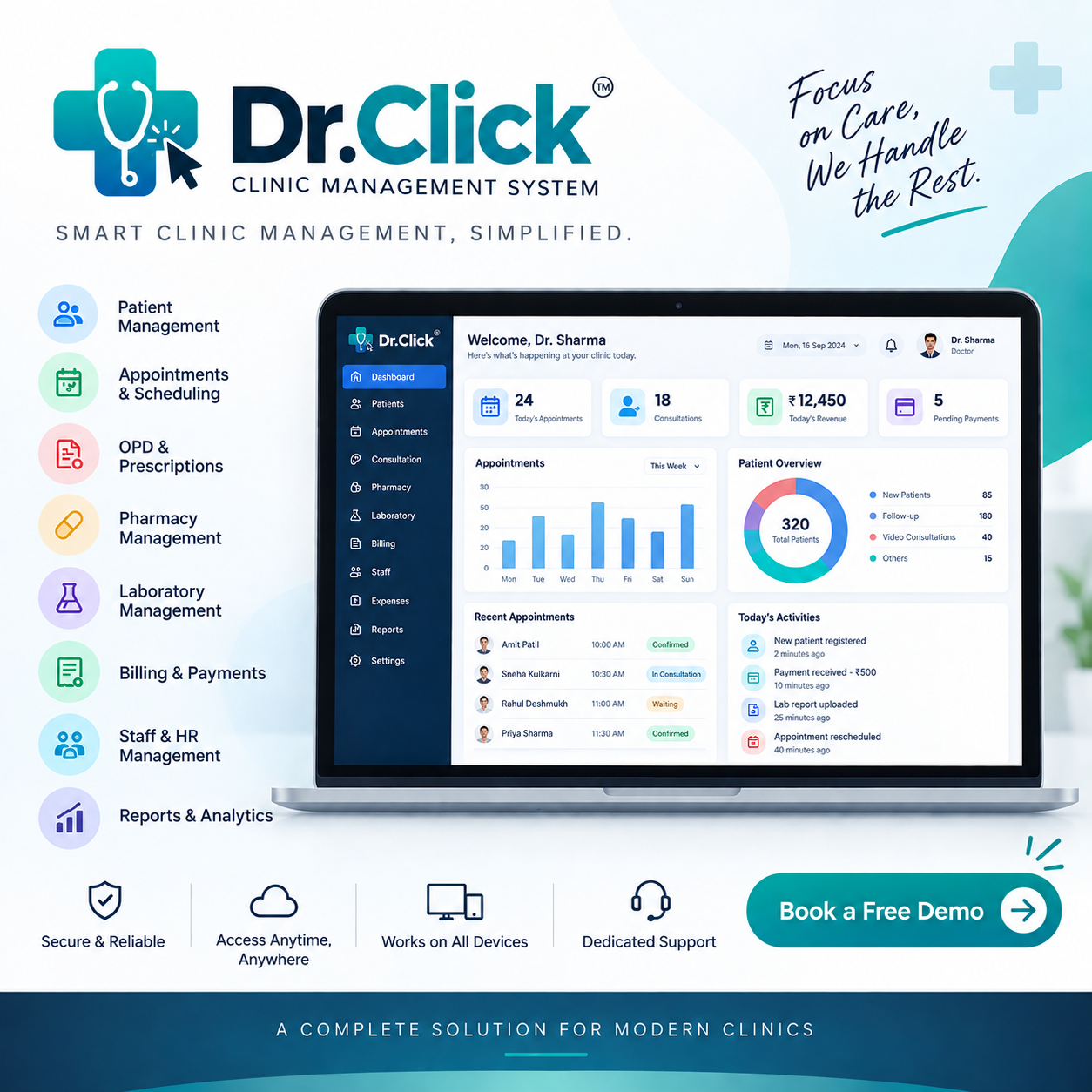 Dr.Click Clinic Management System
